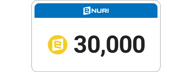 e머니 30,000점